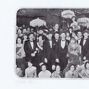 Throng of revellers at a gala night held at the Piccadilly H