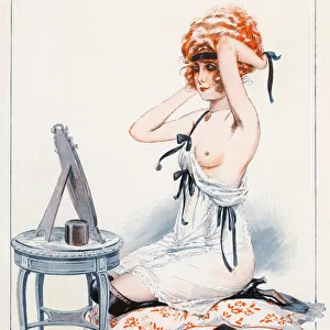 Toilet / Tying Hair 1918