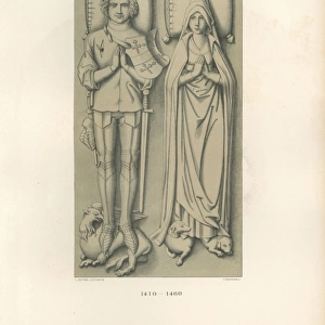 Tombstone of Agnes Bernauer, 1410-1436, mistress