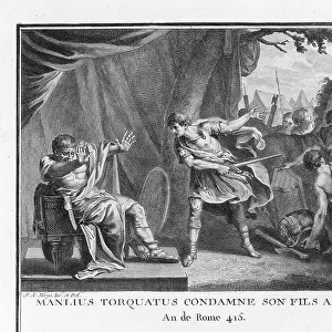 Torquatus condemns his own son to death