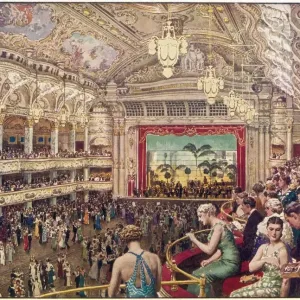 Tower Ballroom Print: Formal Evening Scene Tower Ballroom Print: Formal Evening Scene