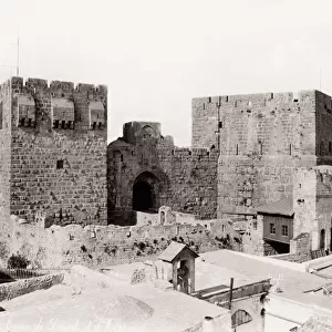 The Tower of David the Jaffa Gate Jerusalem, modern Israel