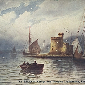 Tower of Refuge and Douglas Lighthouse - Isle of Man