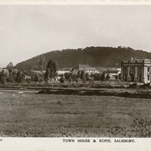 Town House and Kopje, Salisbury, Rhodesia (Zimbabwe)
