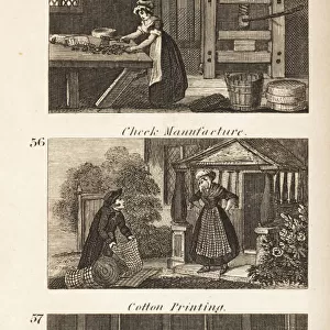 Trades in Regency England: Cheese making, check manufacture