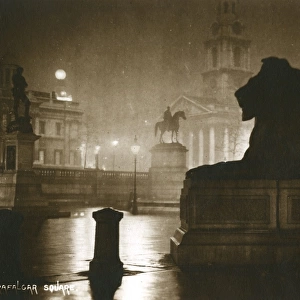 Trafalgar Square, London - At Night