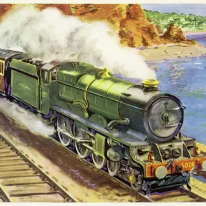 King Class Locomotive Print King Class Locomotive Print