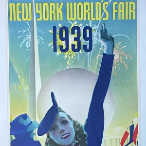Travel poster, New York World's Fair, 1939