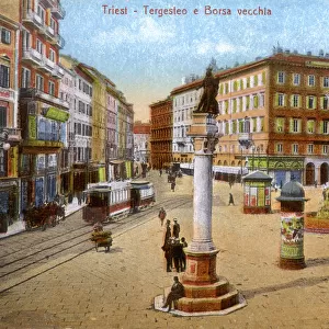 Trieste, Italy - Tergesteo and the Old Stock Exchange
