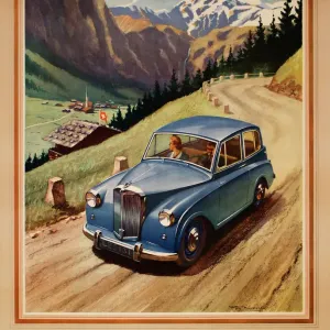 The Triumph Mayflower Print circa 1949 The Triumph Mayflower Print circa 1949