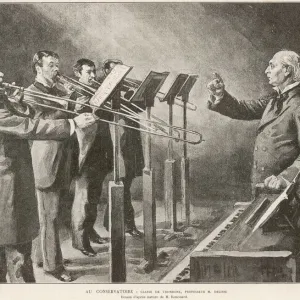 A trombone lesson at the Conservatoire