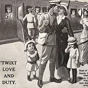 Twixt Love and Duty - WW1 - Soldiers leaving for the front