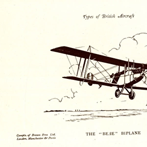 Types of British Aircraft -- The BE 2E Biplane
