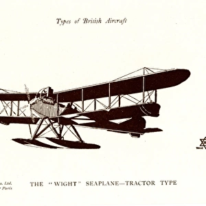 Types of British Aircraft - The Wright Seaplane, tractor typ
