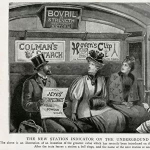 Underground train - new station indicator 1896