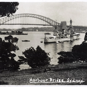 USS Augusta, American cruiser, Sydney Harbour