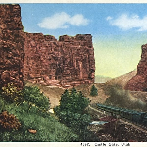 Utah - Castle Gate, Price River Canyon
