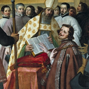 VALPUESTA, Pedro de (1614-1688). Philip IV Swears