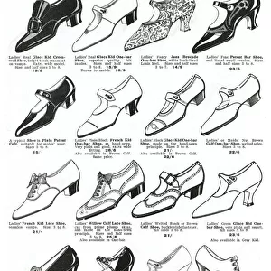 A Variety of womens comfortable shoes 1926