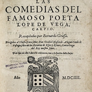 VEGA CARPIO, F鬩x Lope de (1562-1635). Cover