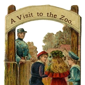 Victorian Scrap - A Visit to the Zoo