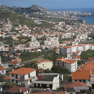 View of Camara de Lobos and Sao Martinho, Madeira