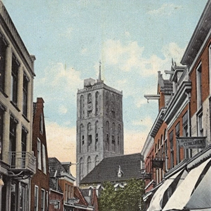 View of Kerkstraat, Steenwijk, Netherlands