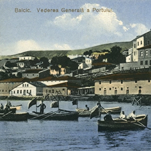 View of the port of Balchik, Bulgaria