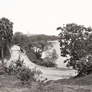 View of Rangoon Burma, Yanyon, Myanmar