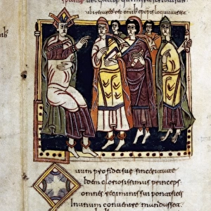 Vigilian or Albelda Codex. 10th c. Council of
