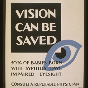 Vision can be saved 50% of babies born with syphilis have im