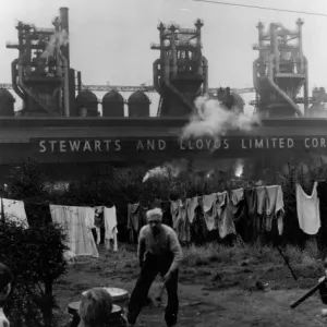 Corby Steel Mill Print, Late 1960s Corby Steel Mill Print, Late 1960s