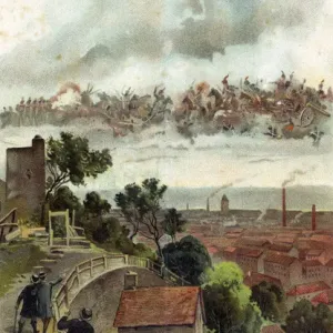 Waterloo in the Sky Print: A Verviers Vision, 18 June 1815 Waterloo in the Sky Print: A Verviers Vision, 18 June 1815