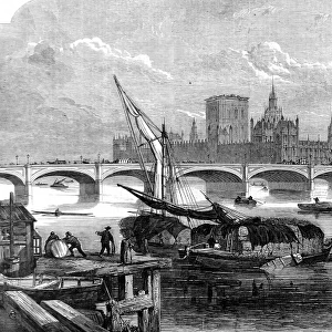 Westminster Bridge, London, 1855