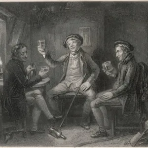 Scottish Whisky Drinkers Print Scottish Whisky Drinkers Print