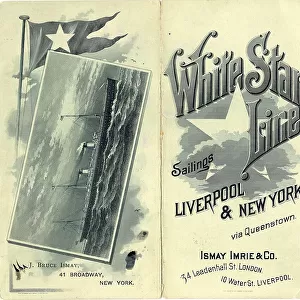 White Star Line, Sailings Liverpool & New York