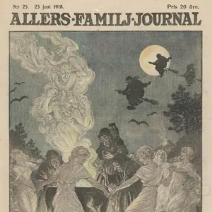 Tam O Shanter Illustration Print, 1866. Art Prints, Posters