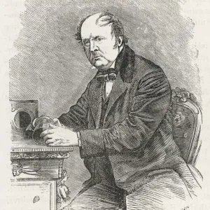 William Henry Fox Talbot Print, a photograph of the physicist William Henry Fox Talbot Print, a photograph of the physicist