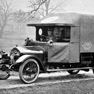 A Wolseley ambulance