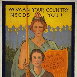 Woman your country needs you