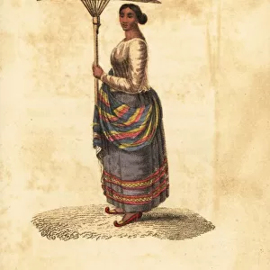 Woman of Manila, on the island of Luzon, the Philippines