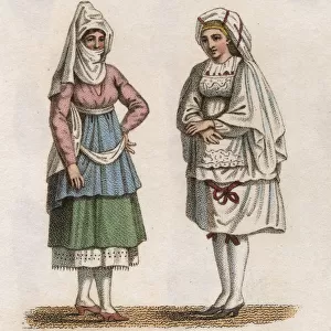 A woman from Spra and a Woman of Cyprus