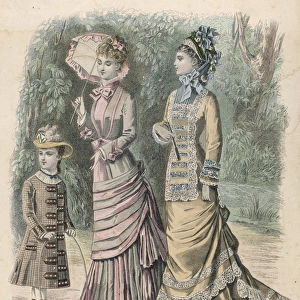 Women, Girl & Hoop 1877