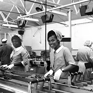 Women on production line, United Biscuits, Harlesden