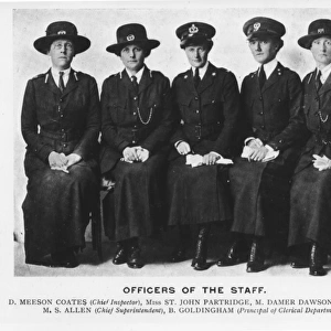Women staff officers, Metropolitan Police, London