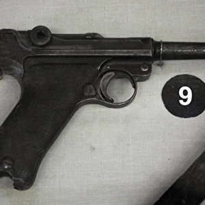 World War II. German Parabellum pistol, known as Luger