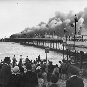 Worthing Pier Fire 1933