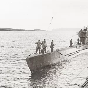 WW II German Uboat surrender Loch Eriboll, Scotland