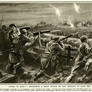 WW1 - Night attack and action in the trenches