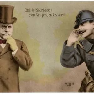 Tarjeta Postal de la Posguerra Bourgeois.